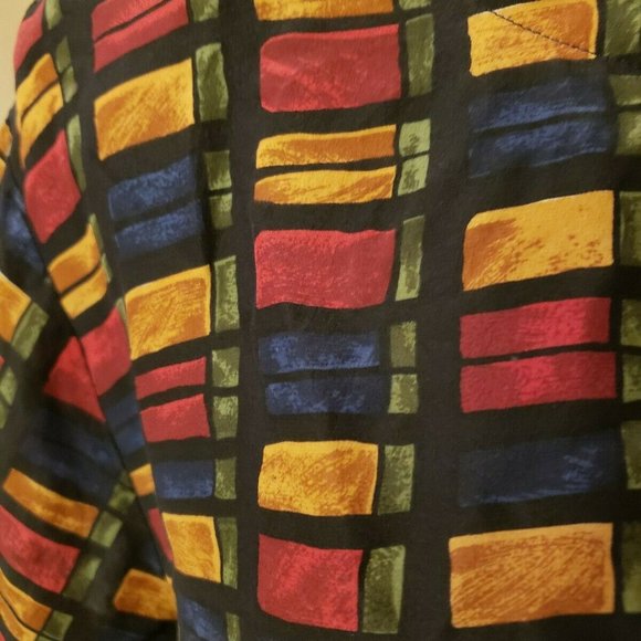 Grove Avenue Blouse 100% Silk Medium - Picture 3 of 7